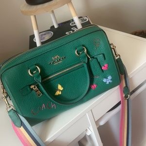 Coach C8280 Rowan Satchel With Diary Embroidery